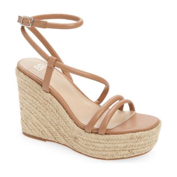 BP Women's Cohan Tan Espadrille Platform Wedge
Sandals Size 8.5 - Picture 1 of 6